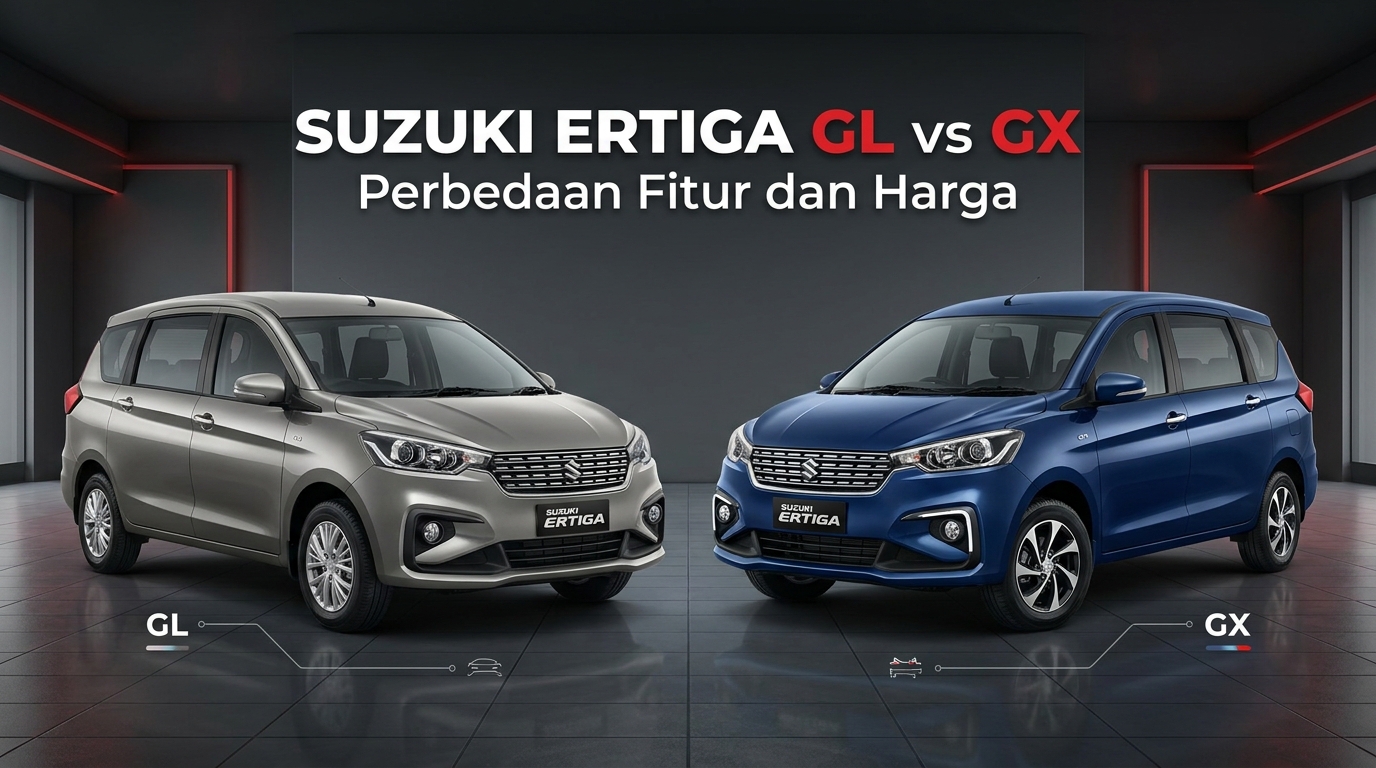 Suzuki Ertiga GL vs GX, Perbedaan Fitur dan Harga